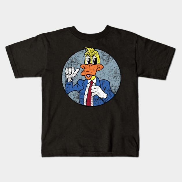 Howard Duck BEAST Kids T-Shirt by Cabin_13